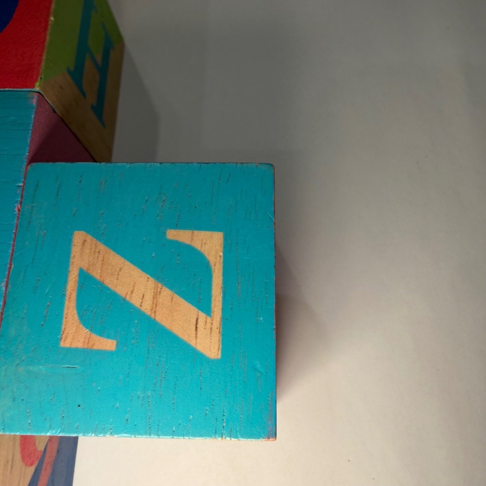 Manhattan Toy Company Wooden Alphabet Number Punctuation Blocks Set Multicolor - Picture 7 of 9